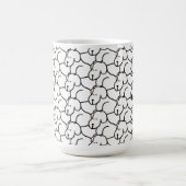 Mug Chiens drôles de dessin animé assis (Centre)