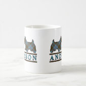 Mug Chiens écossais Clan Anderson Tartan (Centre)