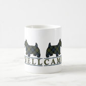 Mug Chiens écossais de Campbell Tartan (Centre)
