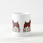 Mug Chiens écossais de Clan Morrison Tartan (Centre)