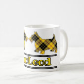 Mug Chiens écossais du clan écossais de Cheer MacLeod (Devant droit)