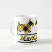 Mug Chiens écossais du clan écossais de Cheer MacLeod (Devant gauche)