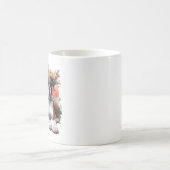 Mug Chiens En Boxer Parmi Les Fleurs (Centre)