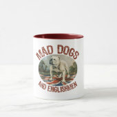 Mug Chiens et Anglais fous (Centre)