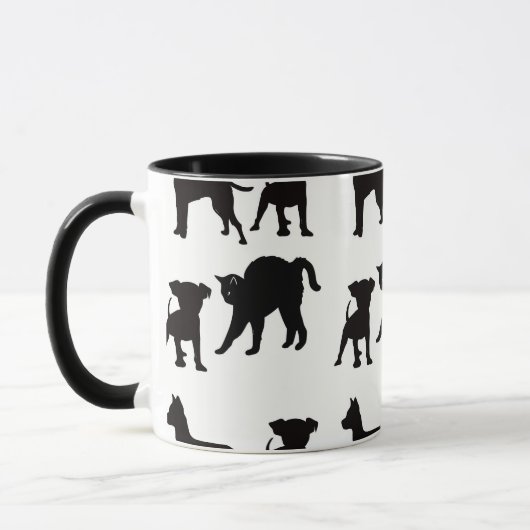 Mug Chiens Et Chats Amateurs D'Animaux De Compagnie Pr (Gauche)