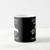 Mug Chiens Et Chevaux Me Rendent Heureux Les Humains M (Centre)