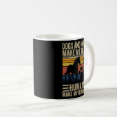 Mug Chiens Et Chevaux Me Rendent Heureux Les Humains M (Devant droit)