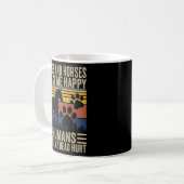Mug Chiens Et Chevaux Me Rendent Heureux Les Humains M (Devant gauche)