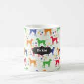 Mug Chiens et empreintes de pattes (Centre)