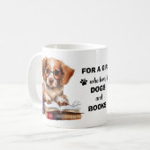 Mug Chiens Et Livres Amateurs (Devant gauche)