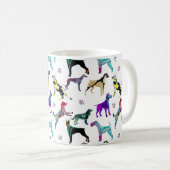 Mug Chiens et pattes (Devant droit)