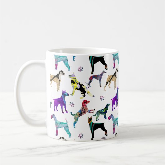 Mug Chiens et pattes (Gauche)