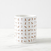 Mug Chiens faisant du yoga, pose de yoga (Centre)