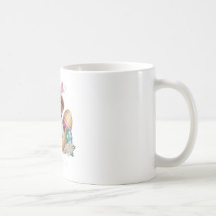 Mug Chiens Floraux Jour de Pâques Mignonne Chien Beagl