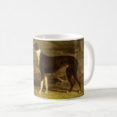 Mug Chiens, Greyhound et Espagnol, Docteur Fop par Her (Devant droit)