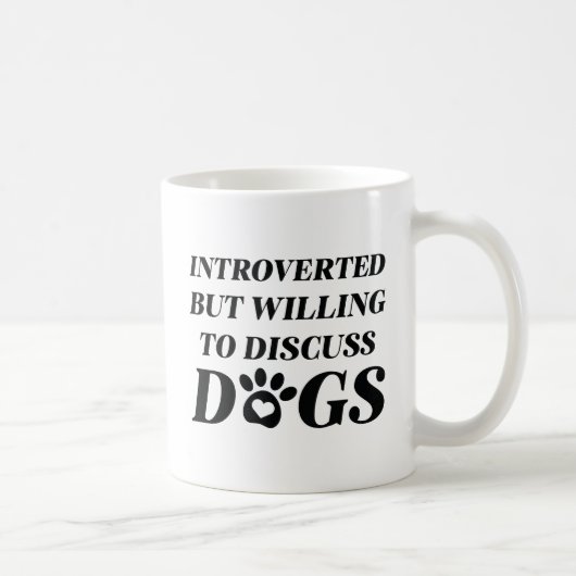 Mug Chiens Introvertis (Droite)