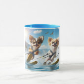 Mug Chiens jouets faisant du ski nautique ! (Centre)