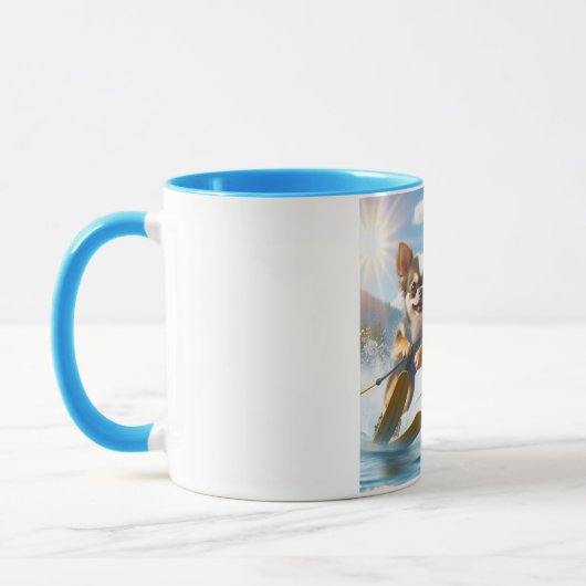 Mug Chiens jouets faisant du ski nautique ! (Gauche)