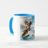 Mug Chiens jouets faisant du ski nautique ! (Devant gauche)