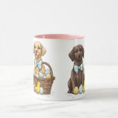 Mug Chiens Labrador Retriever de Pâques (Centre)