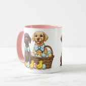 Mug Chiens Labrador Retriever de Pâques (Devant gauche)