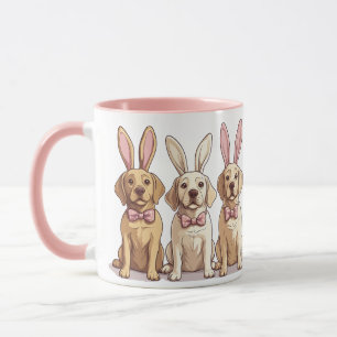 Mug Chiens Labrador Retriever Jaune de Pâques