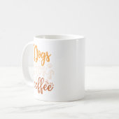 Mug Chiens, Livres, Conception Café (Devant gauche)