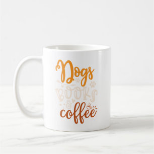 Mug Chiens, Livres, Conception Café