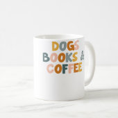 Mug Chiens Livres Et Café (Devant droit)