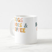 Mug Chiens Livres Et Café (Devant gauche)