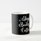 Mug Chiens Livres Et Café (Devant droit)