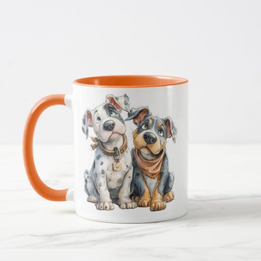Mug chiens mignons (Gauche)