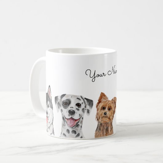 Mug Chiens mignons (Devant gauche)