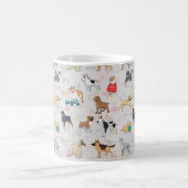 Mug Chiens mignons Design Motif Blanc (Centre)