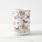Mug Chiens Mignons Jouant Partout (Centre)