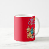 Mug Chiens mignons Noël (Devant droit)