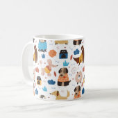 Mug Chiens motifs (Devant gauche)