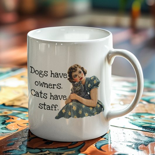 Mug Chiens ont des propriétaires Chats ont du personne