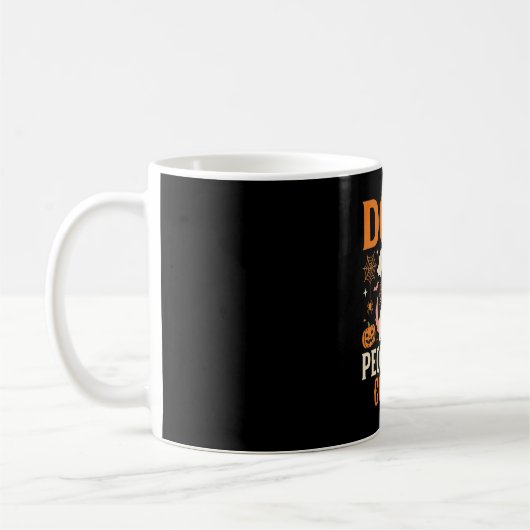 Mug Chiens Parce que les Gens sont Flippants Fantôme d (Gauche)