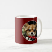 Mug "Chiens rendent la vie meilleure" Photo de Chien p (Devant droit)