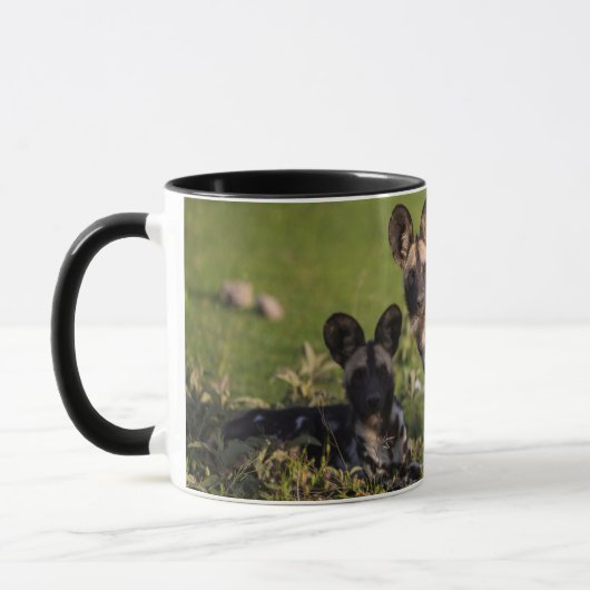 Mug Chiens sauvages africains en Tanzanie (Gauche)