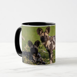 Mug Chiens Sauvages d'Afrique en Tanzanie