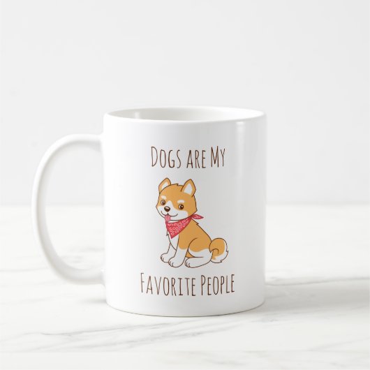 Mug Chiens sont moi Favoris Personnes Chien Chien Chie (Gauche)