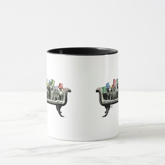Mug Chiens sur Sofa (Centre)