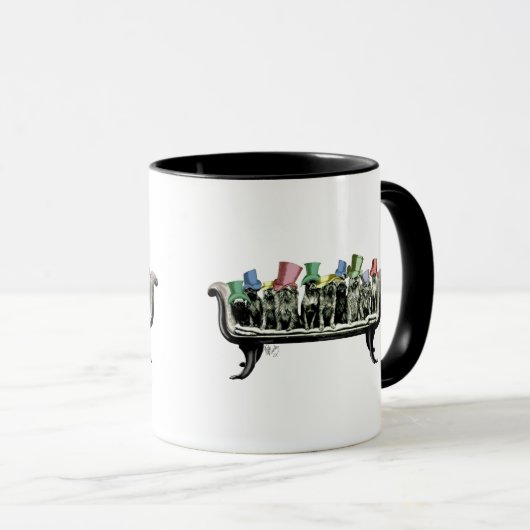 Mug Chiens sur Sofa (Devant droit)