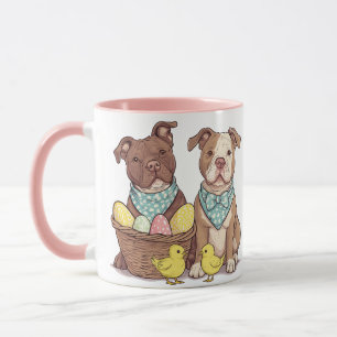 Mug Chiens taureaux de Pâques
