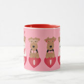 Mug Chiens Terrier de Valentine Welsh Wire Fox (Centre)
