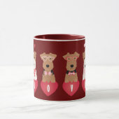 Mug Chiens Terrier de Valentine Welsh Wire Fox (Centre)