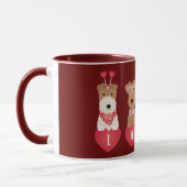 Mug Chiens Terrier de Valentine Welsh Wire Fox (Gauche)