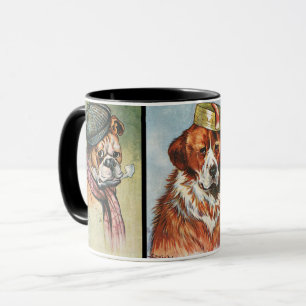 Mug Chiens, triptyque de dessin animé